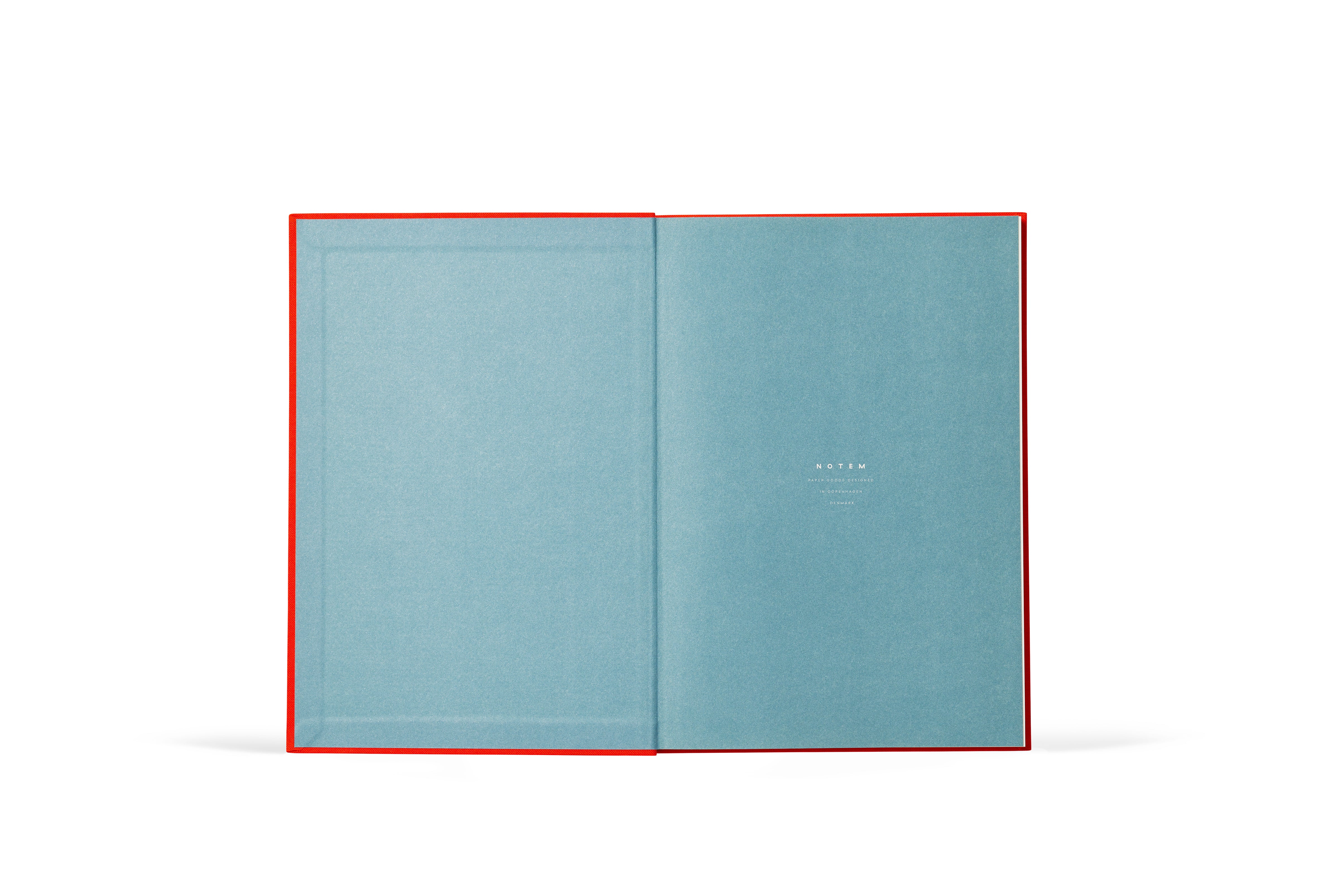 NOTEM Bea Quaderno, Medio - Rosso Vivo