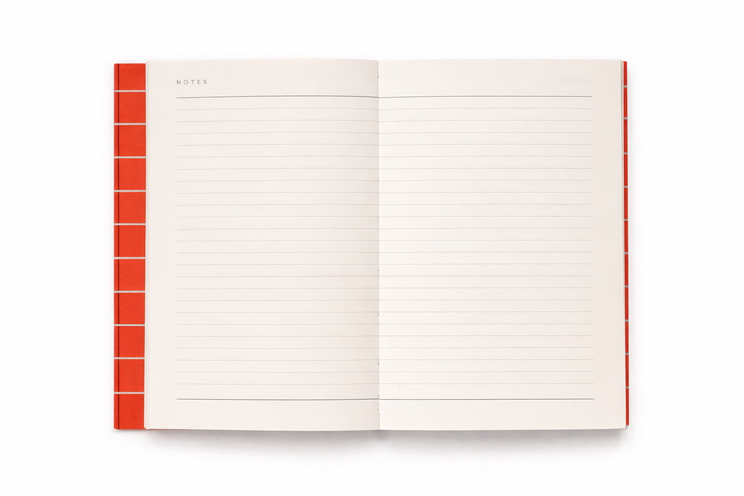 UMA Notebook, Small - Orange Check