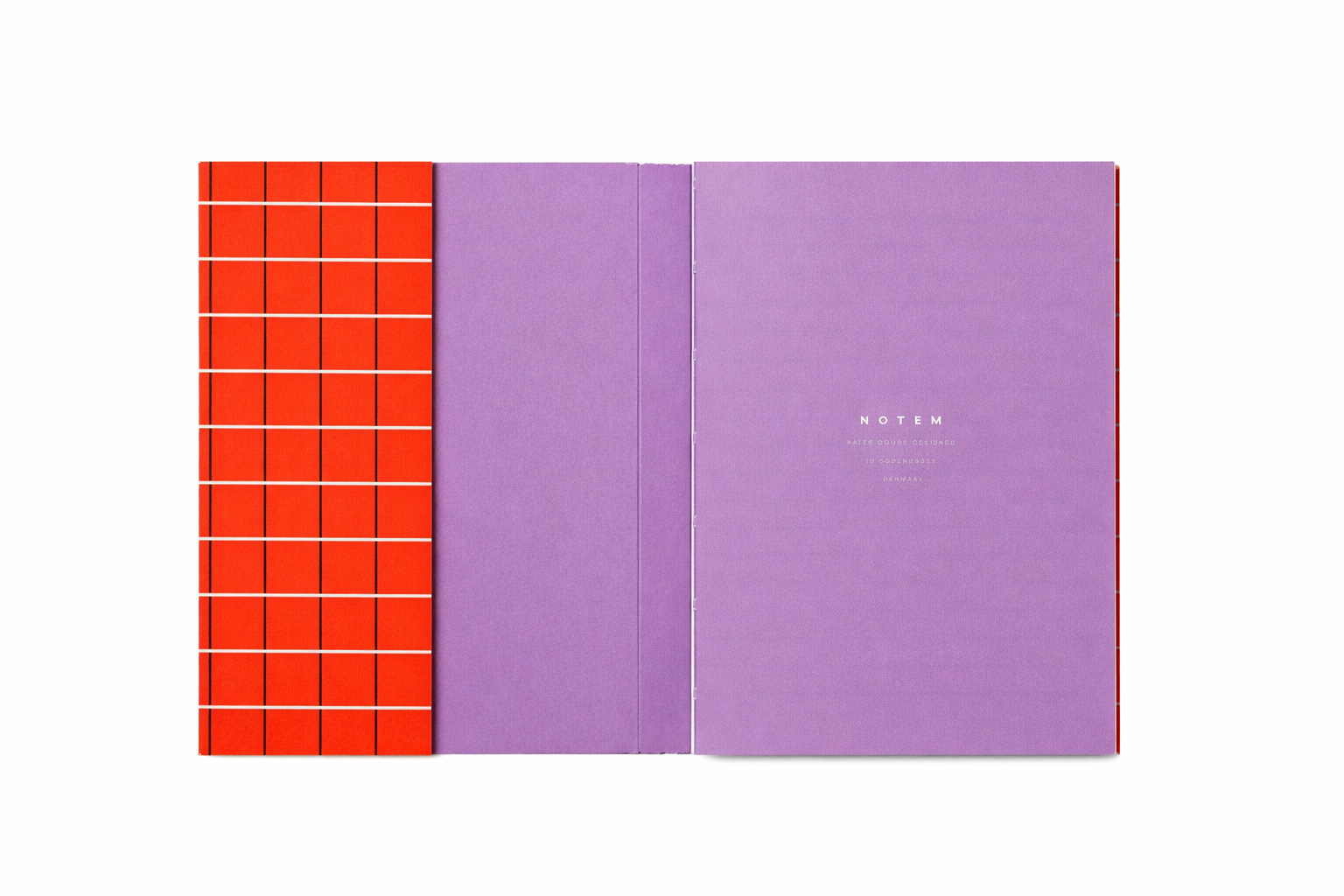 Quaderno UMA, piccolo - Quadretti ocra