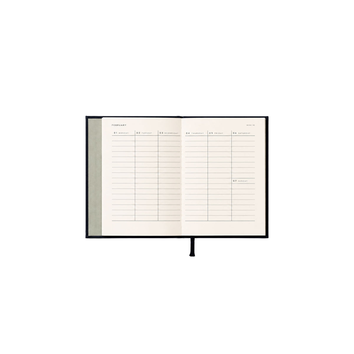 ALVA Annual Journal 2027, A6 Flat Lay Binding - Blue – view 4