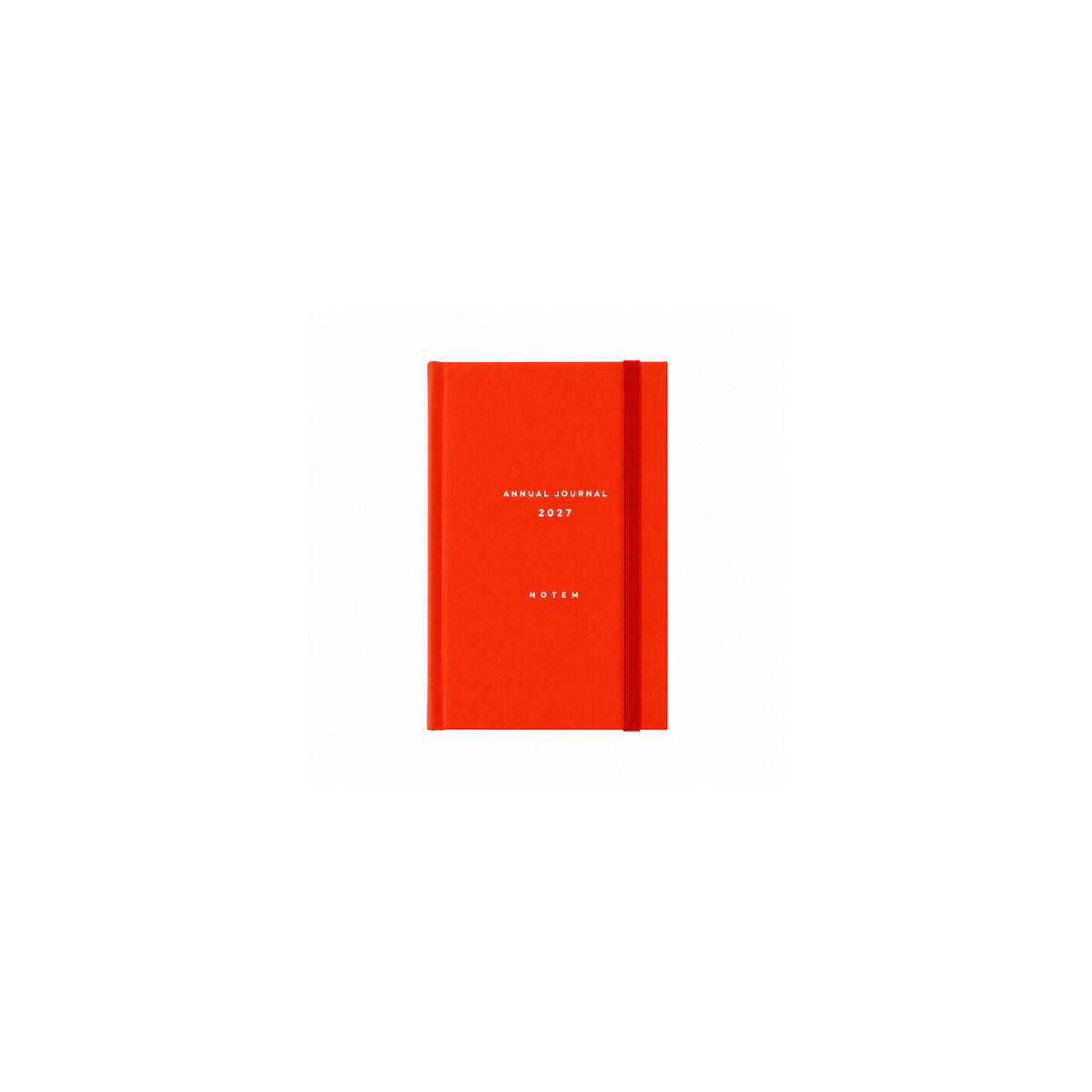 Alva Annual Journal 2027, A6 Flat Lay Binding - Orange