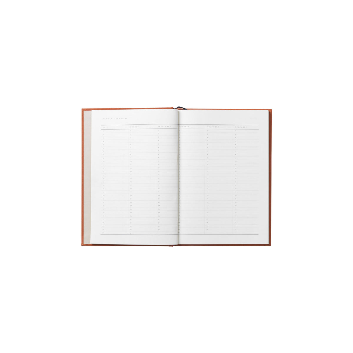 NOTEM Even Wöchentliches Journal, Medium - Sienna