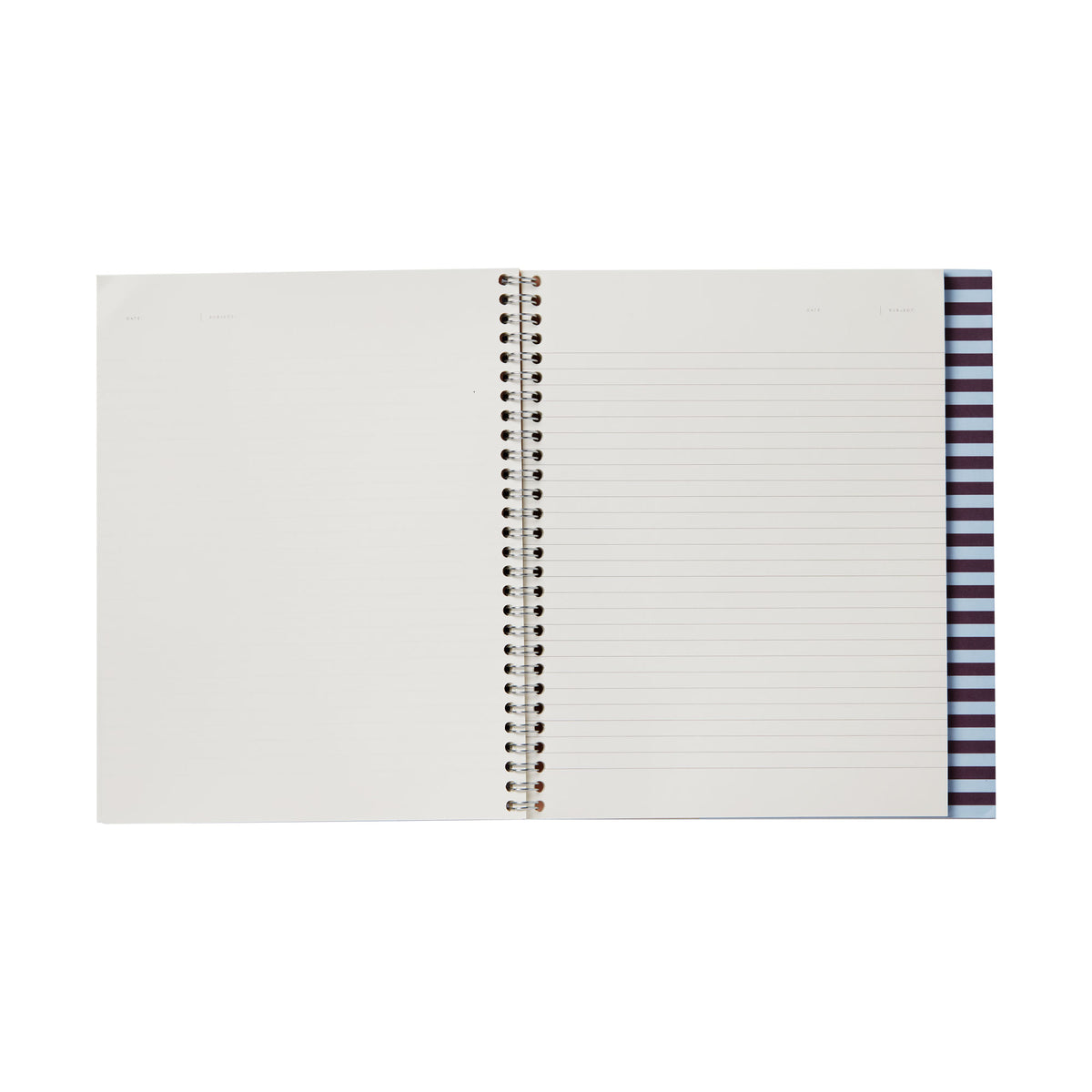 Nela Notebook, Large - Bordeaux & Blue – view 3