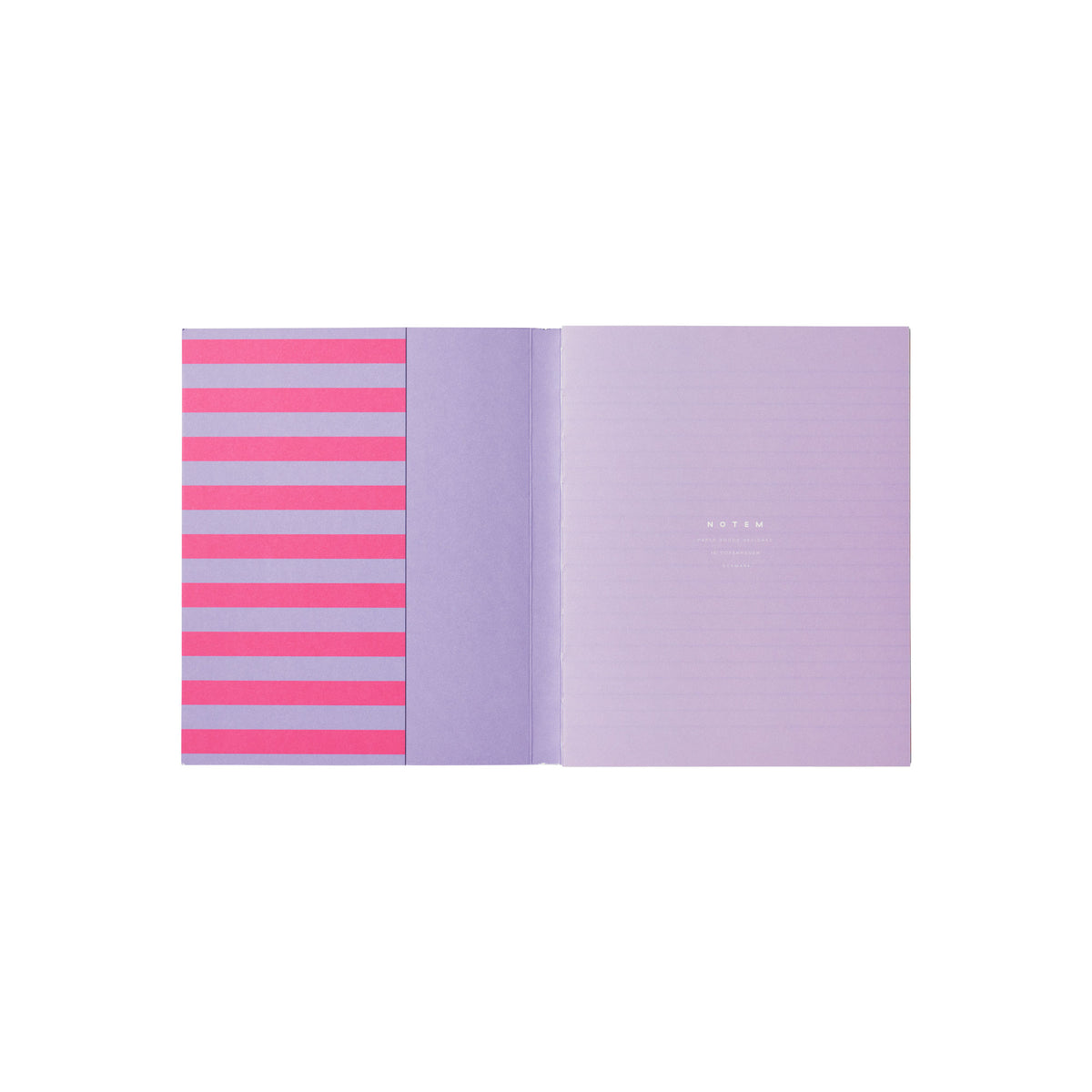 UMA Notebook, Medium - Lavender Stripe – view 3