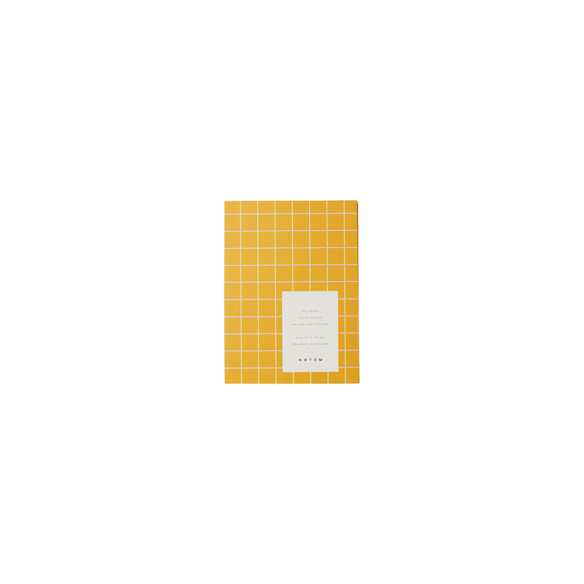 Carnet UMA, petit format - Carreaux ocres