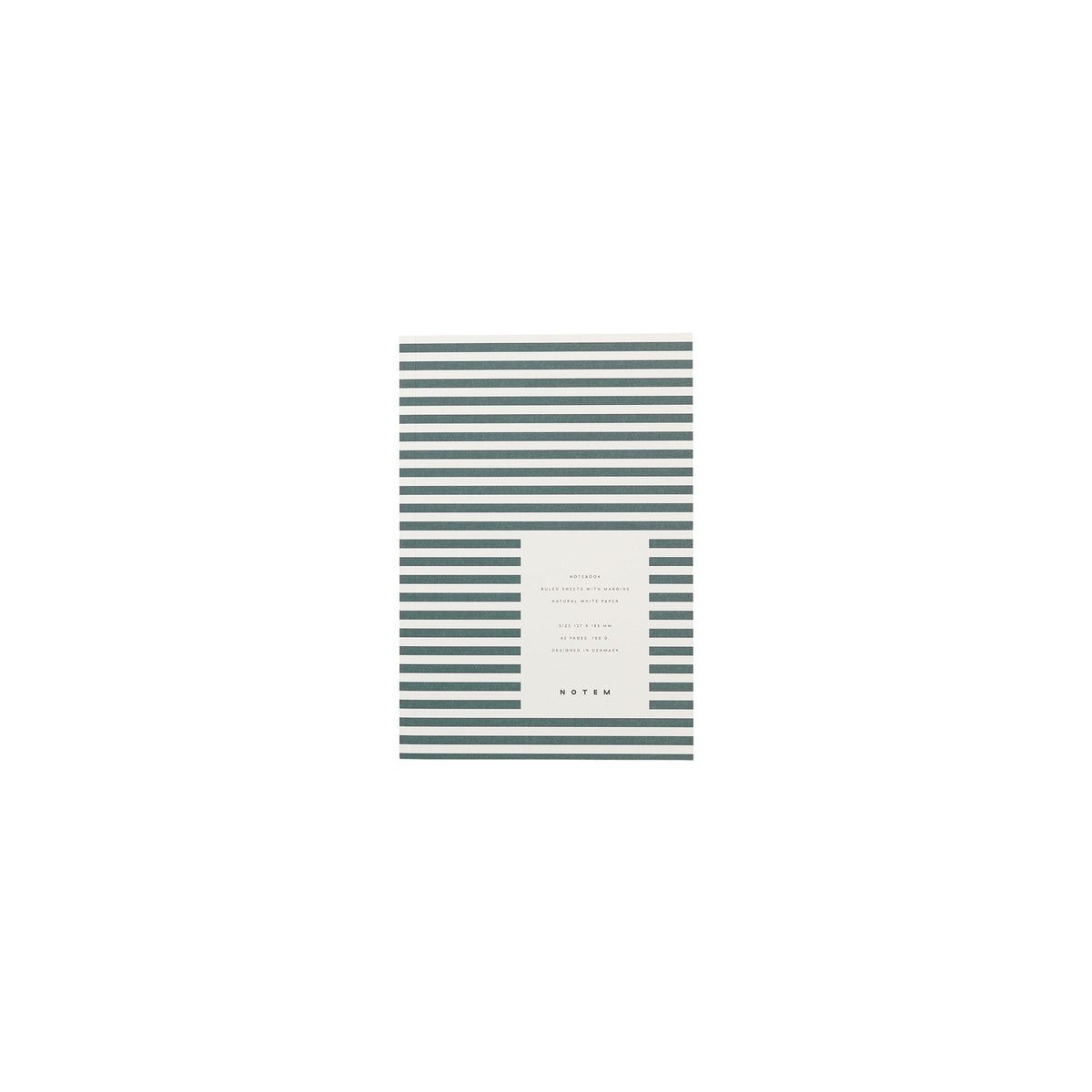 Carnet NOTEM Vita, petit format - Vert foncé