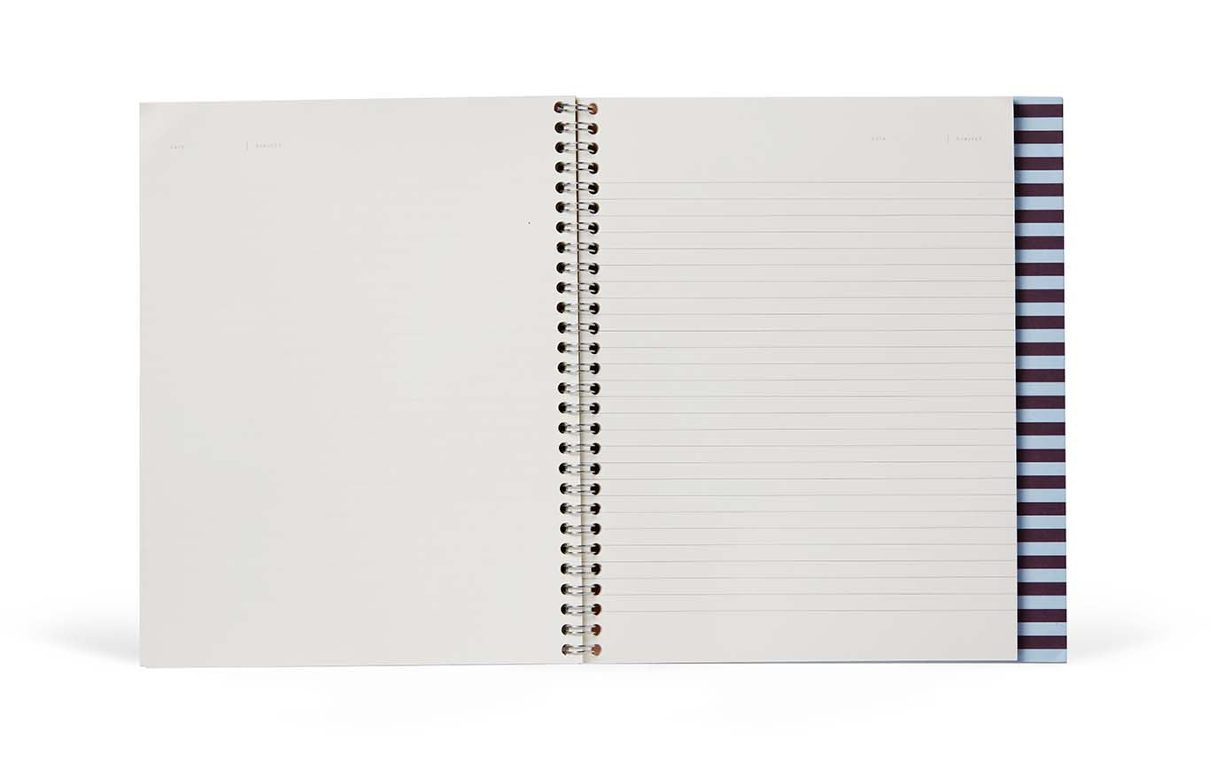 NOTEM Nela Notebook, Large - Bordeaux & Blue