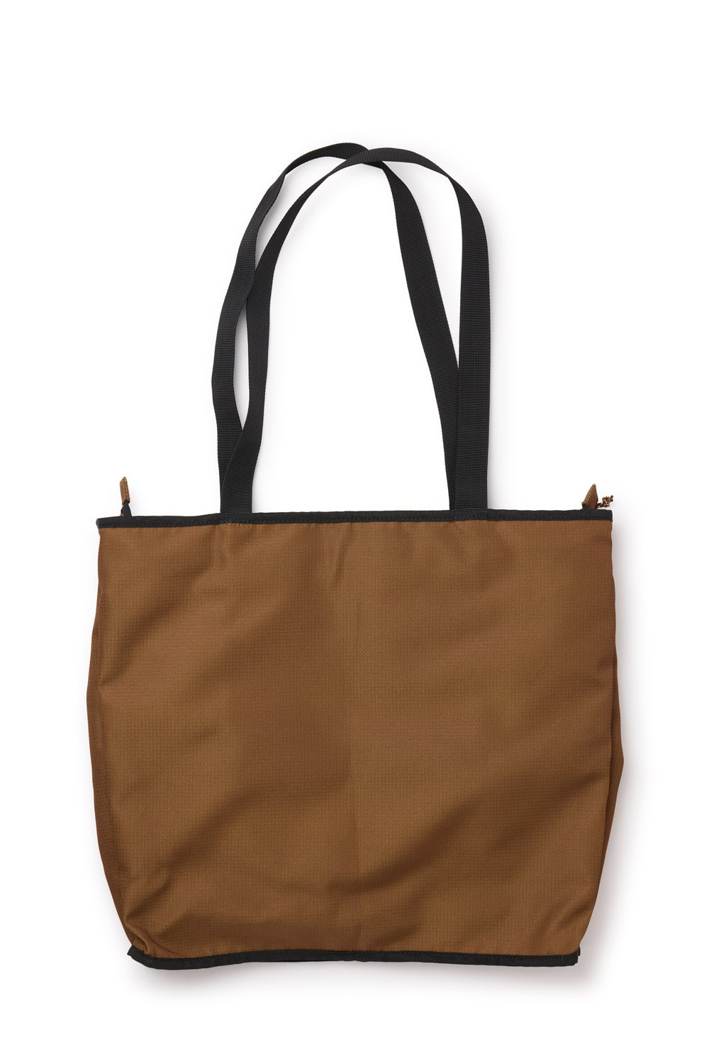Borsa in nylon LUNA con tasche, Marrone