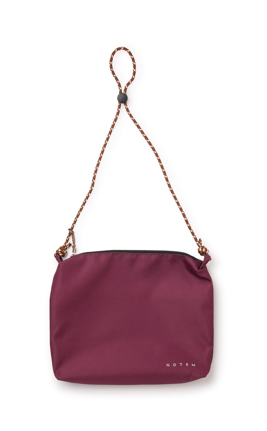 Borsa in nylon NORA, Rosso scuro