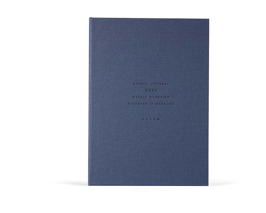ALVA Annual Journal 2024, A5 Flat Lay Binding Dark Blue