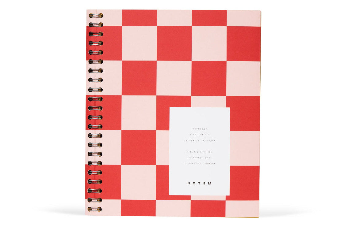 NELA notebook - Medium, Orange check