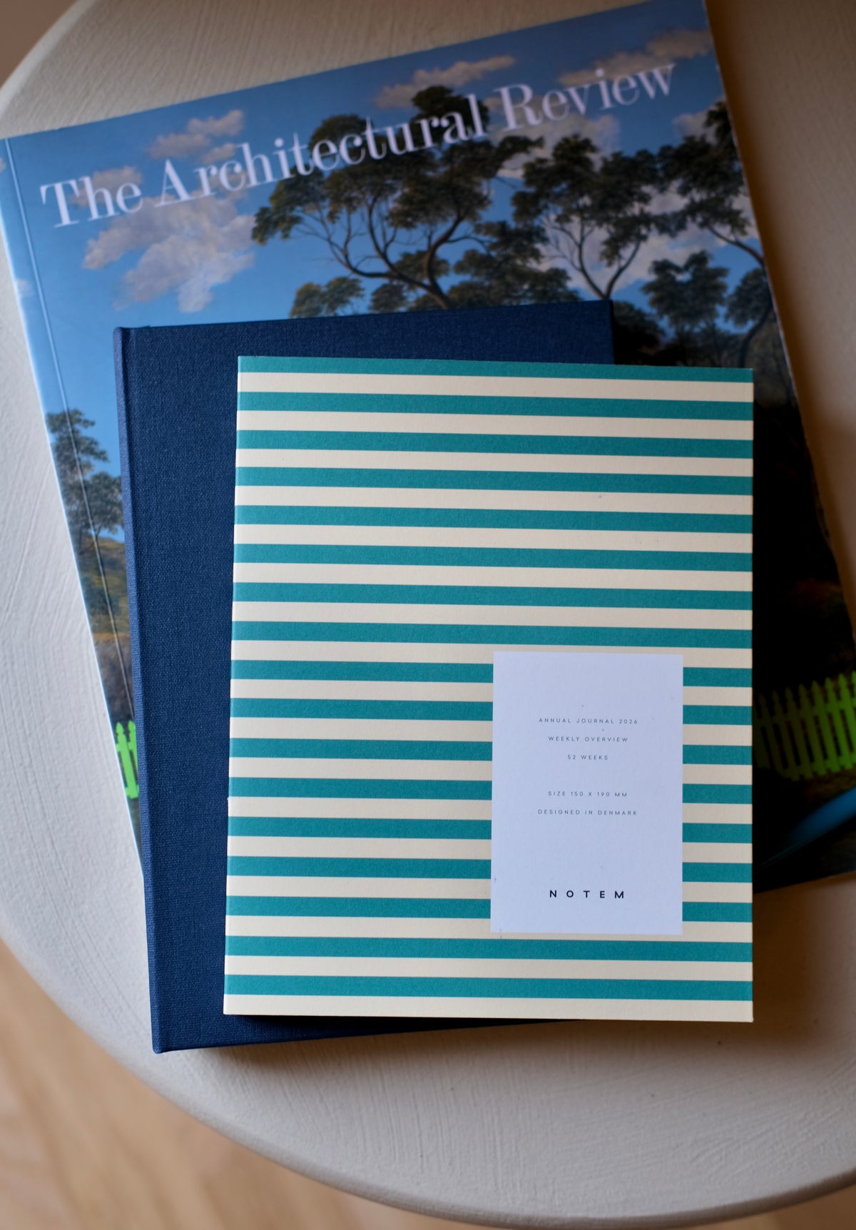 ALVA annual calendar 2027 - Medium, Green & Yellow