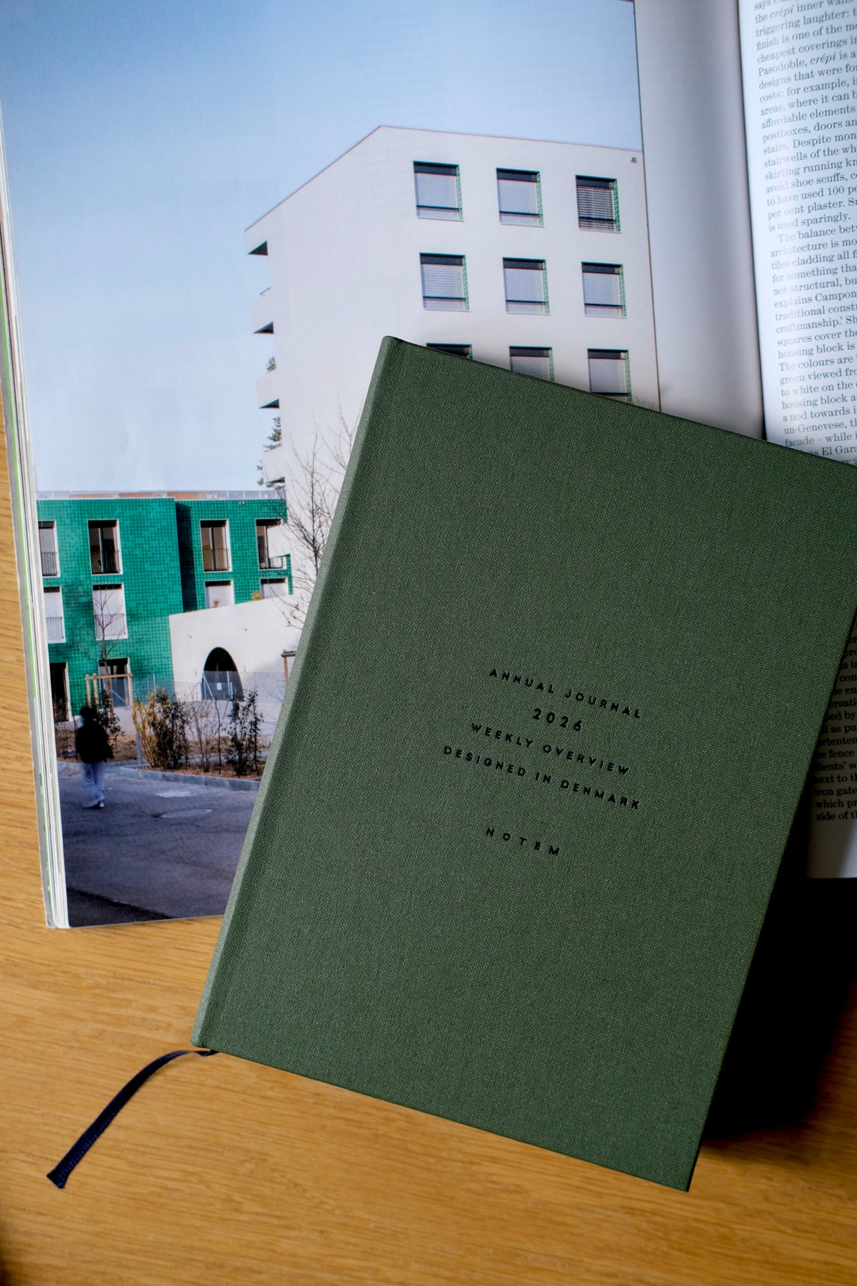 ALVA Annual Journal 2027, A5 Flat Lay Binding Dark Green