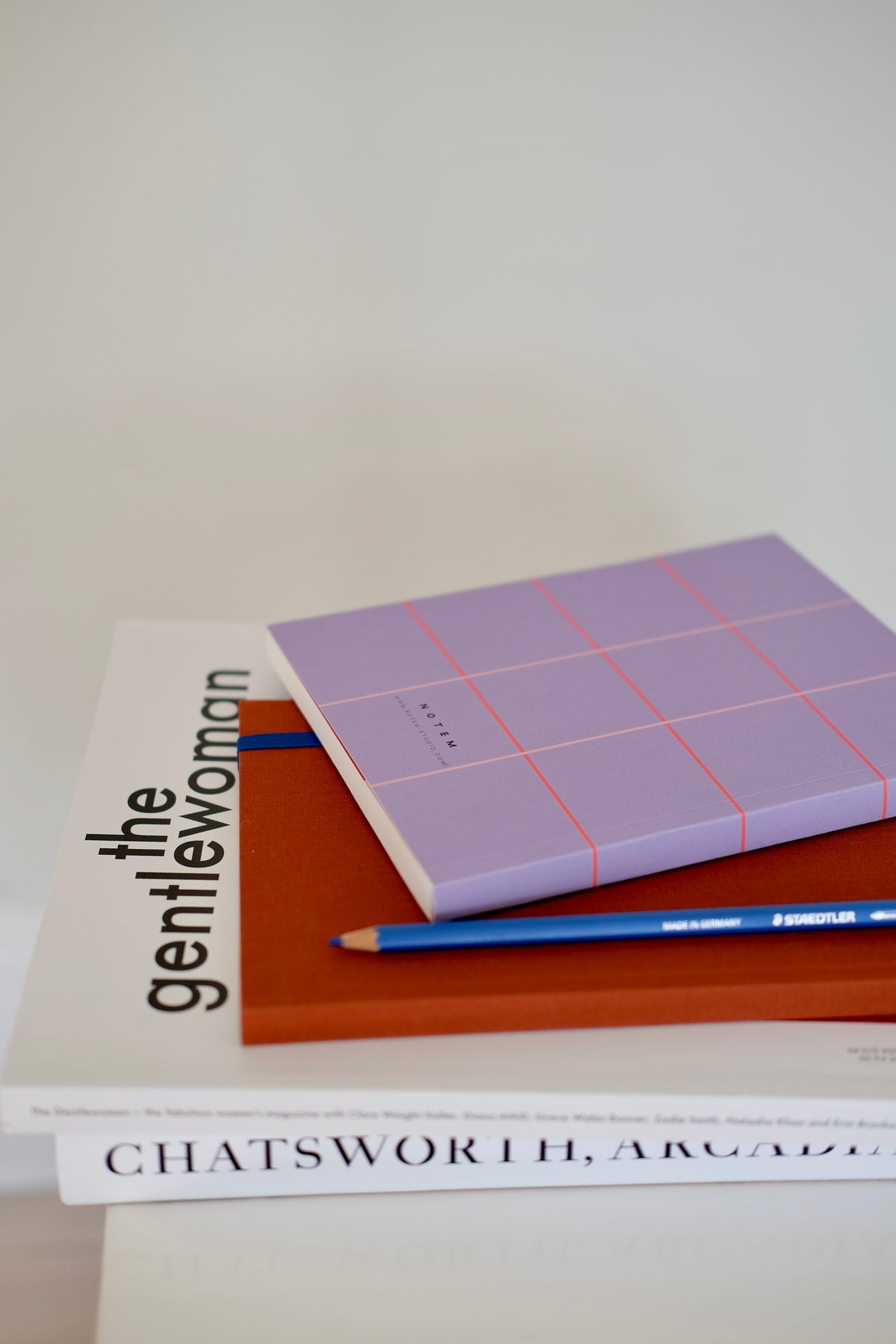 UMA Notebook, Medium - Lavender Check
