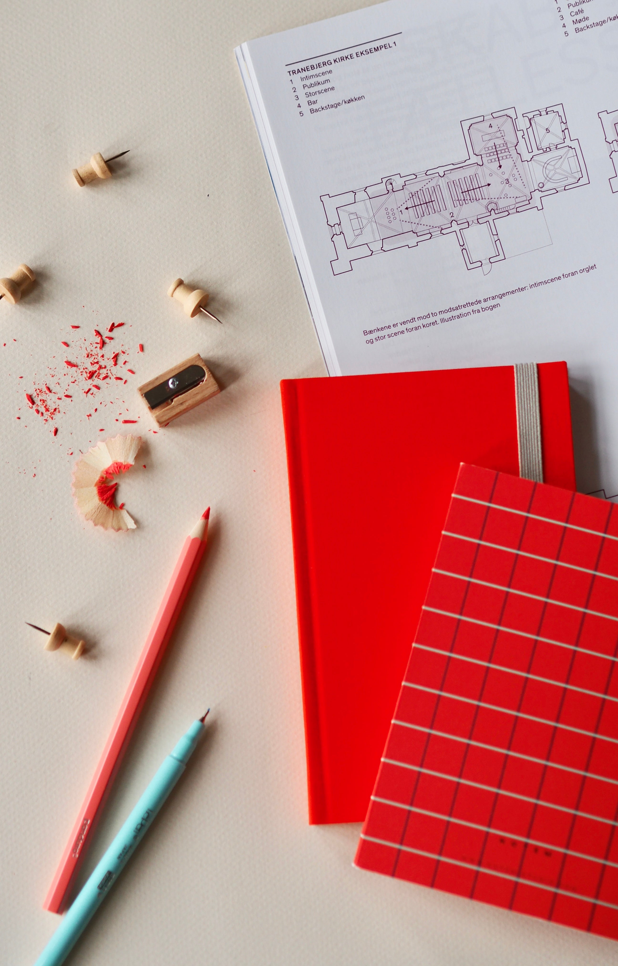 BEA Notebook, Small - Red