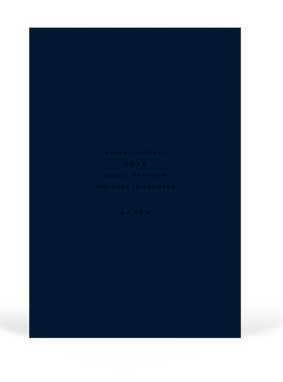 ALVA Annual Journal 2026, A5 Flat Lay Binding Dark Blue
