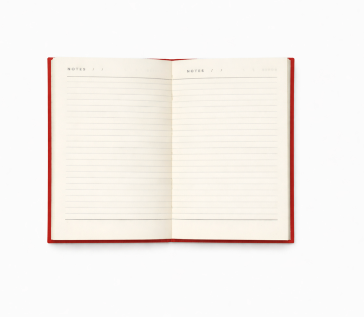NOTEM Bea Notebook, Small - Red