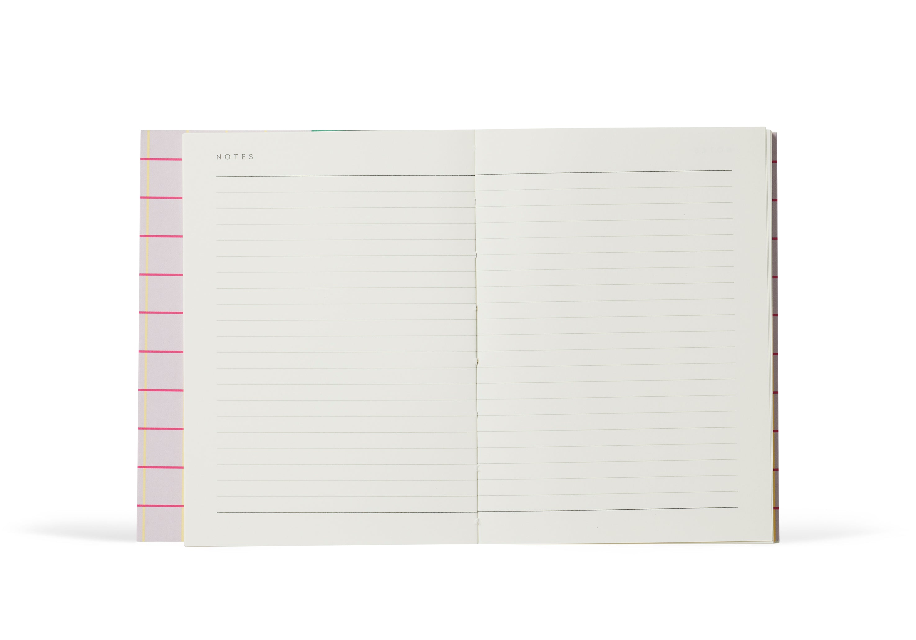 Cuaderno UMA, pequeño - Cuadros lavanda