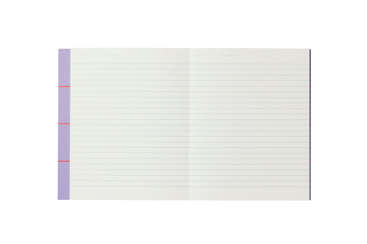 UMA Notebook, Medium - Lavender Check