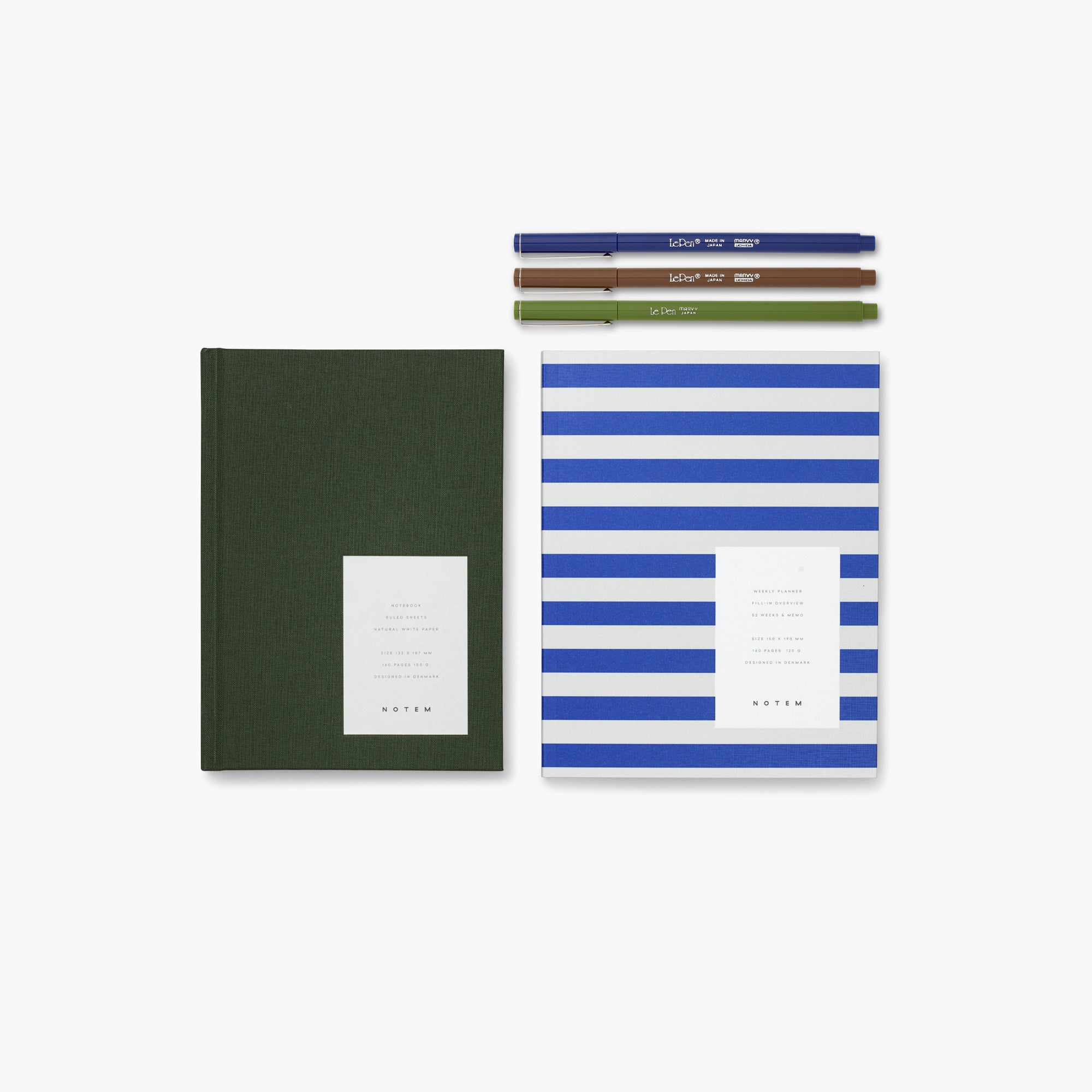 Notem Studio Gift Set Notes and Plans