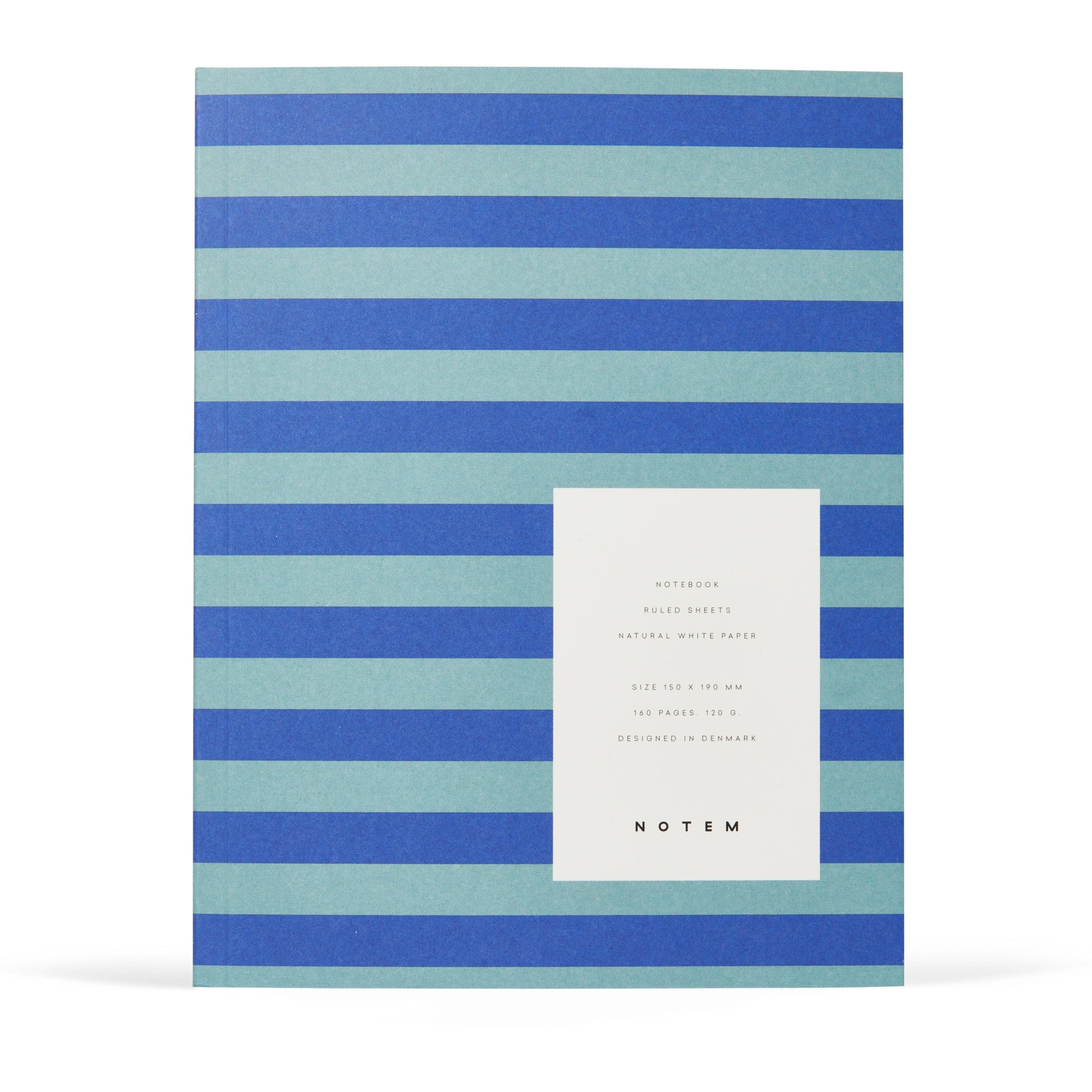 UMA Notebook, Medium - Blue Stripe