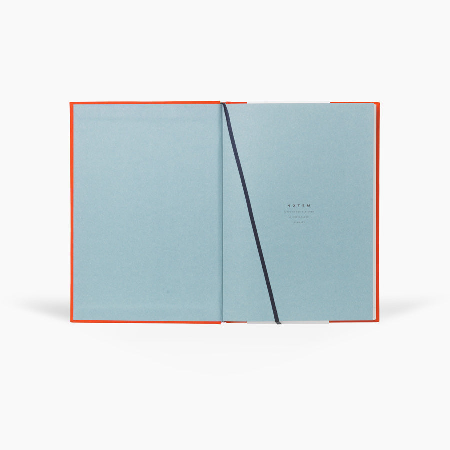 Notem Even Notebook Medium Bright Red Interior