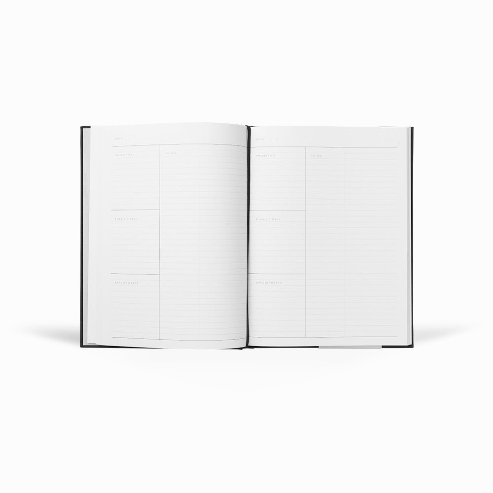 Notem Even Work Journal Dark Green Interior