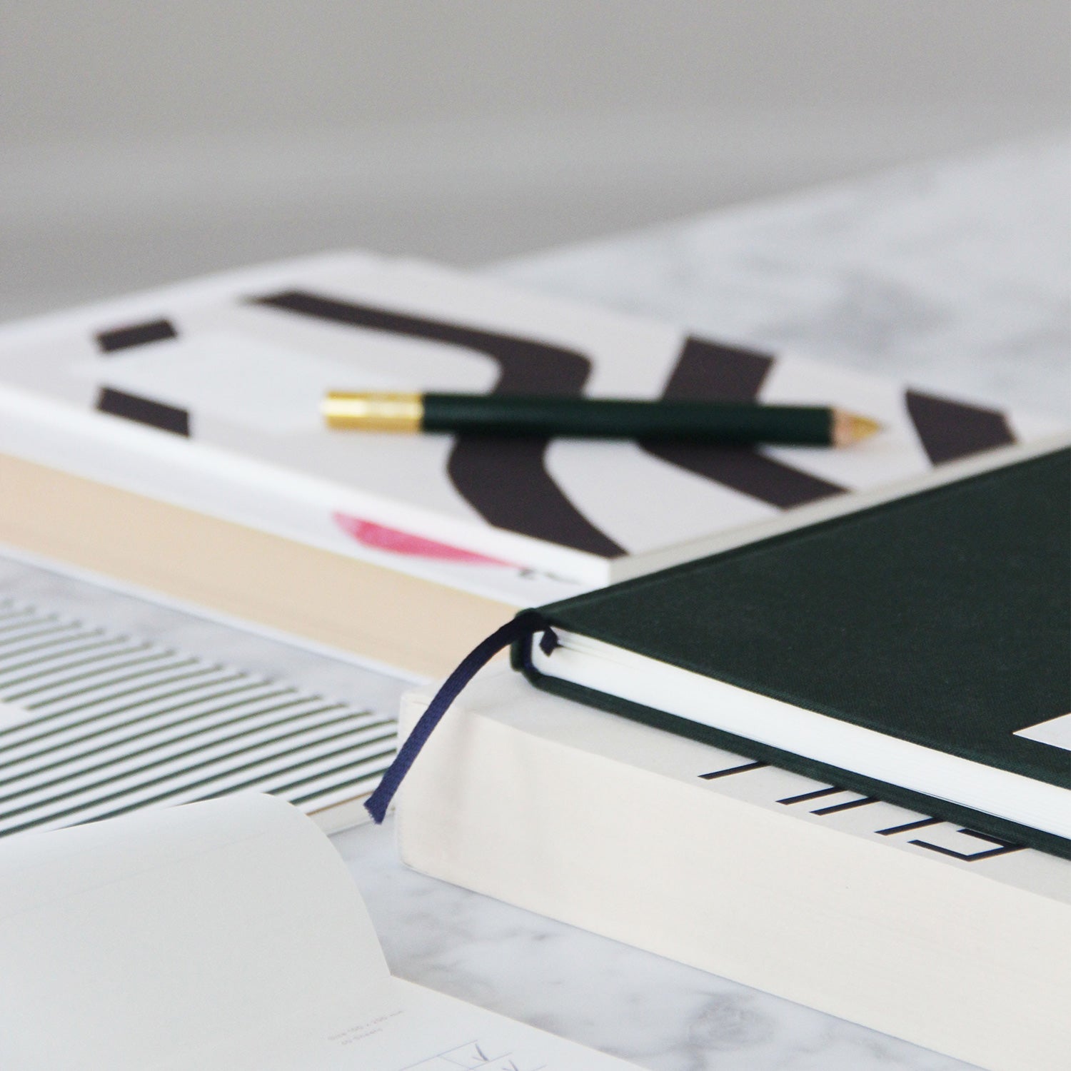 Notem Even Work Journal Dark Green Styled