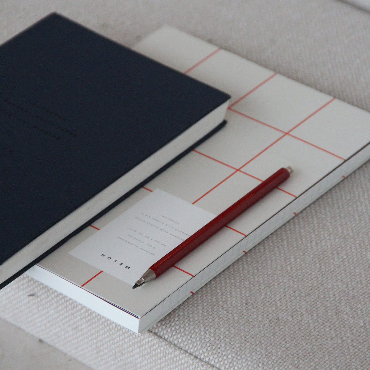 Notem Uma Notebook Large Light Gray Styled