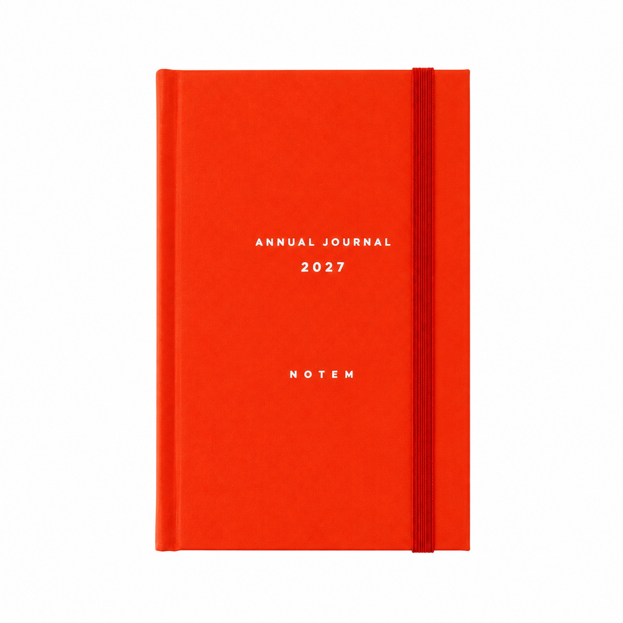 Alva Annual Journal 2027, A6 Flat Lay Binding - Orange