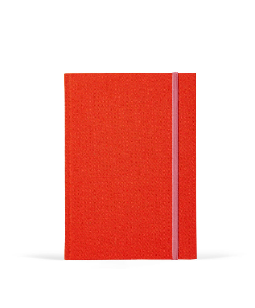 NOTEM Bea Notebook, Medium - Bright Red