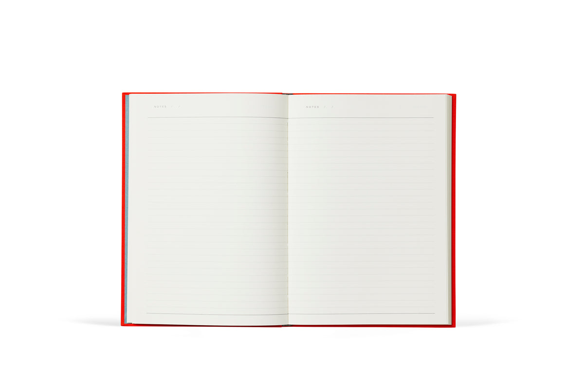 NOTEM Bea Notebook, Medium - Bright Red