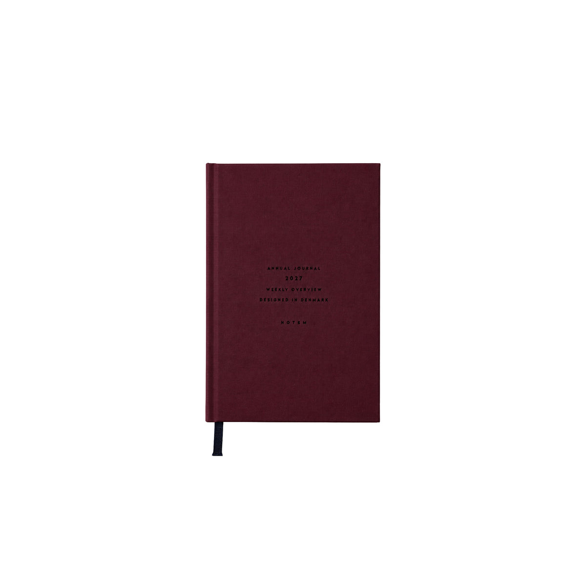 ALVA Annual Journal 2027, A5 Flat Lay Binding Dark Red