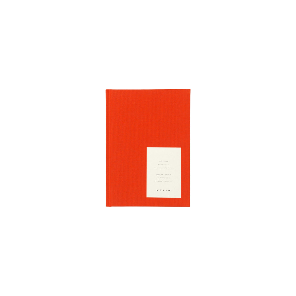Carnet EVEN, taille moyenne - Rouge vif 