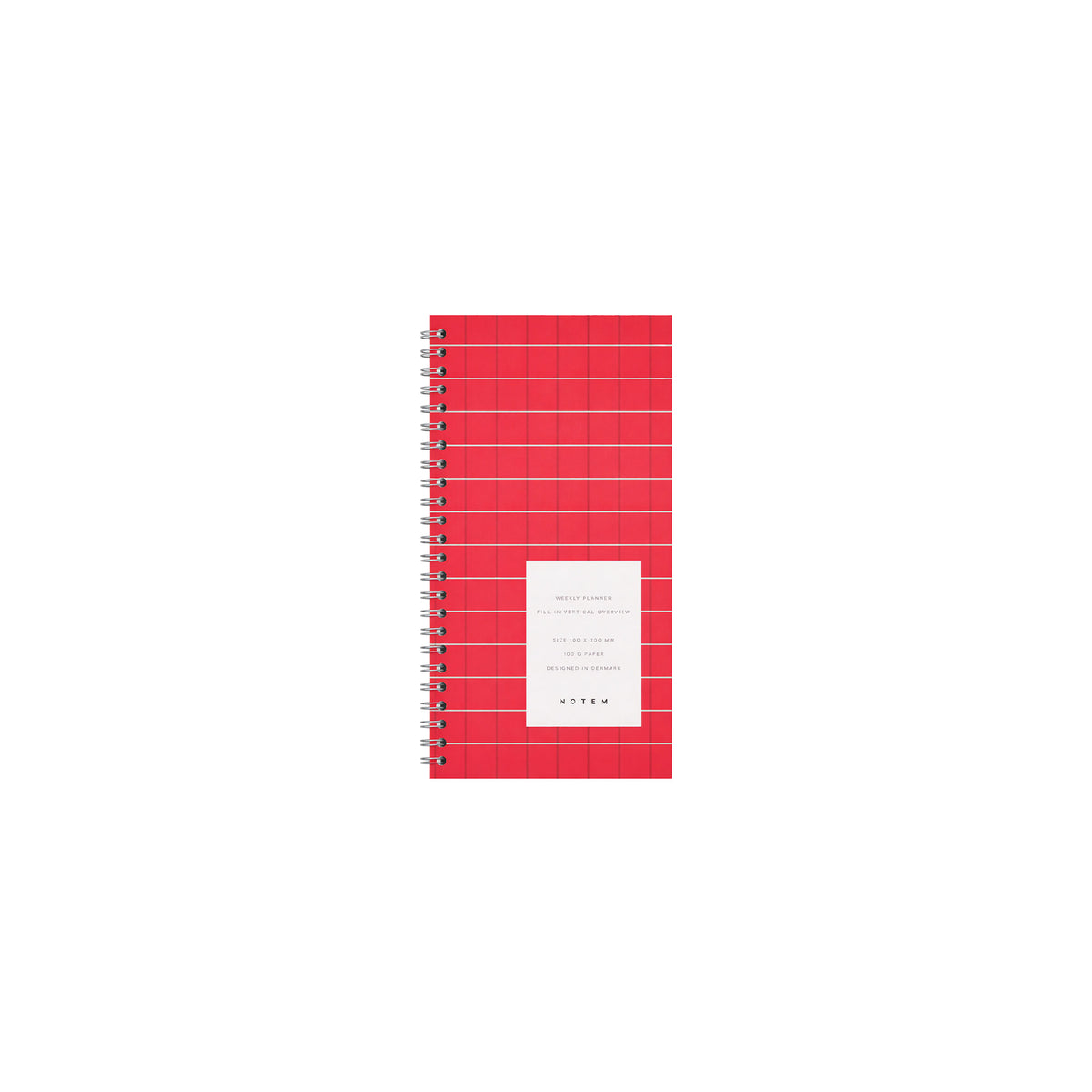 LUCA Planner - Red Check – NOTEM Studio
