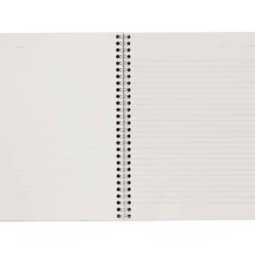 Nela Notebook, Large - Green – styled foto