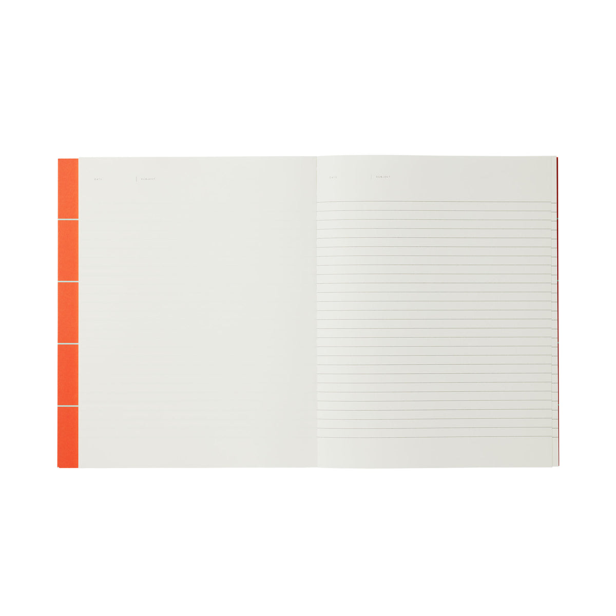 UMA Notebook, Large - Orange Check – view 5