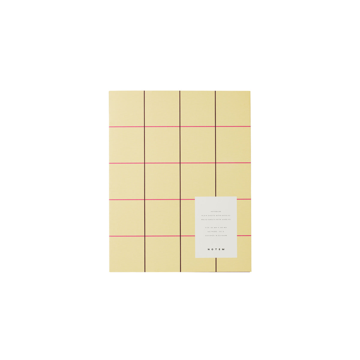 UMA Notebook, Large - Yellow Check