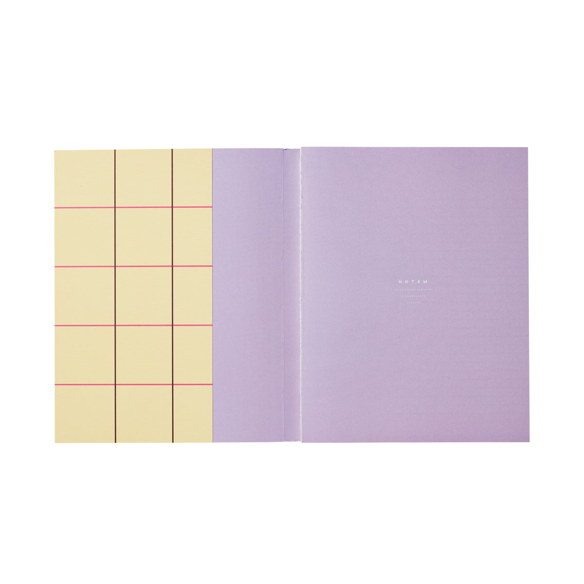 UMA Notebook, Large - Yellow Check