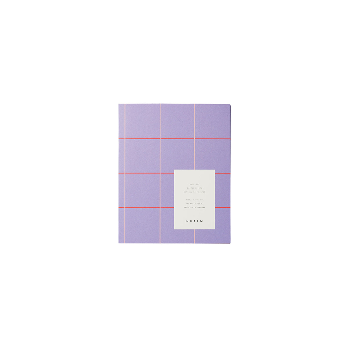 UMA Notebook, Medium - Lavender Check