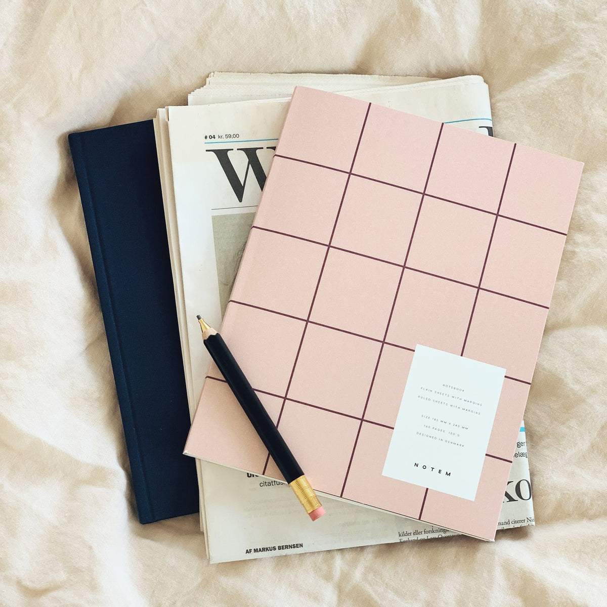 Quaderno UMA, Grande - Rosa