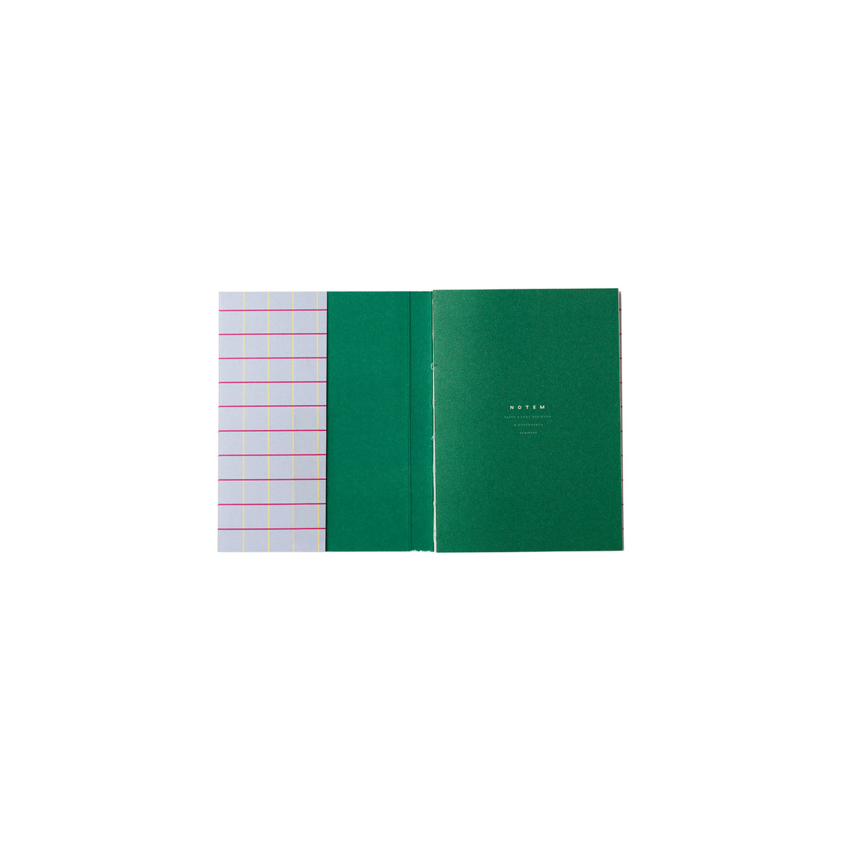 UMA Notebook, Small - Lavender Check – view 3