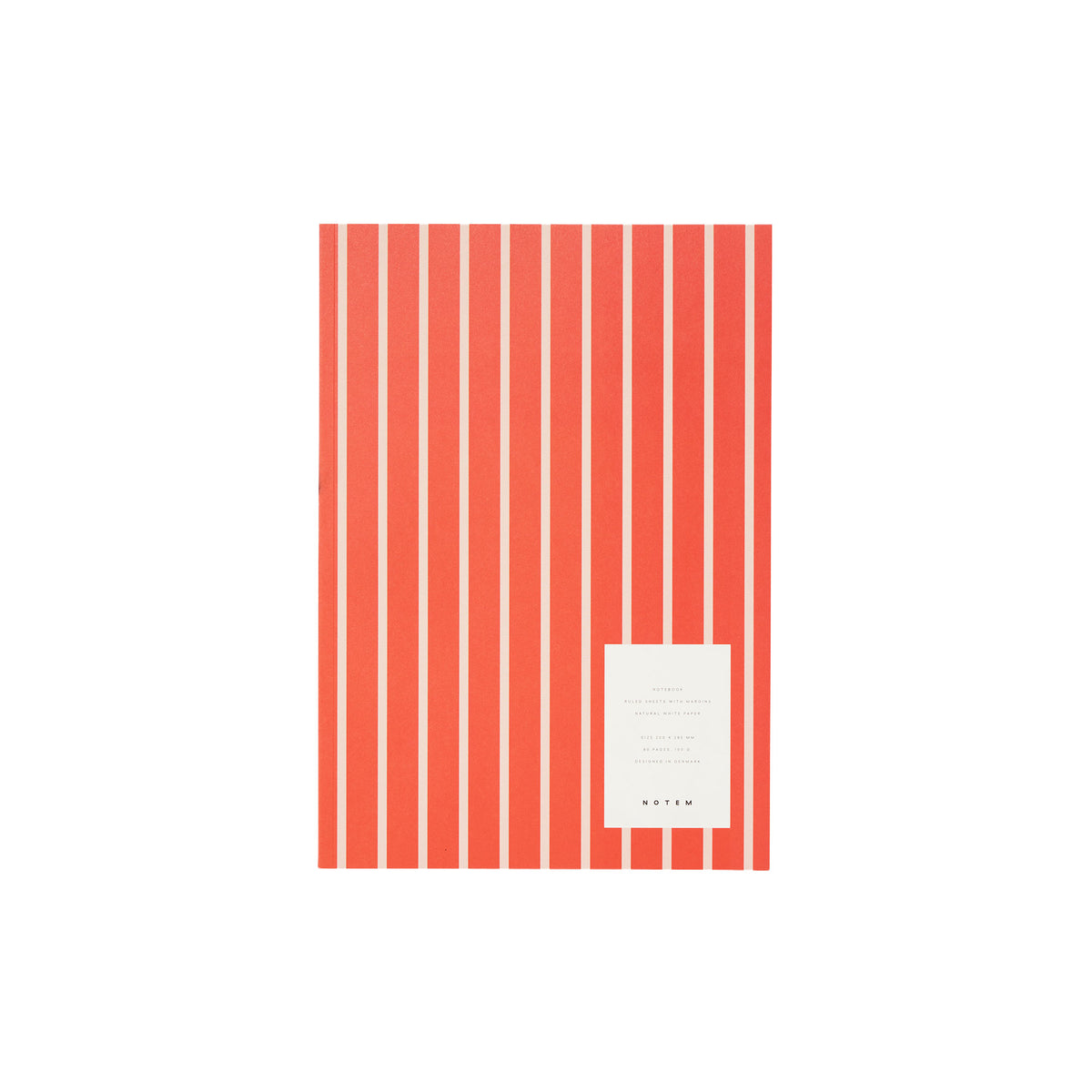 Carnet VITA, grand format - Rouge vif 