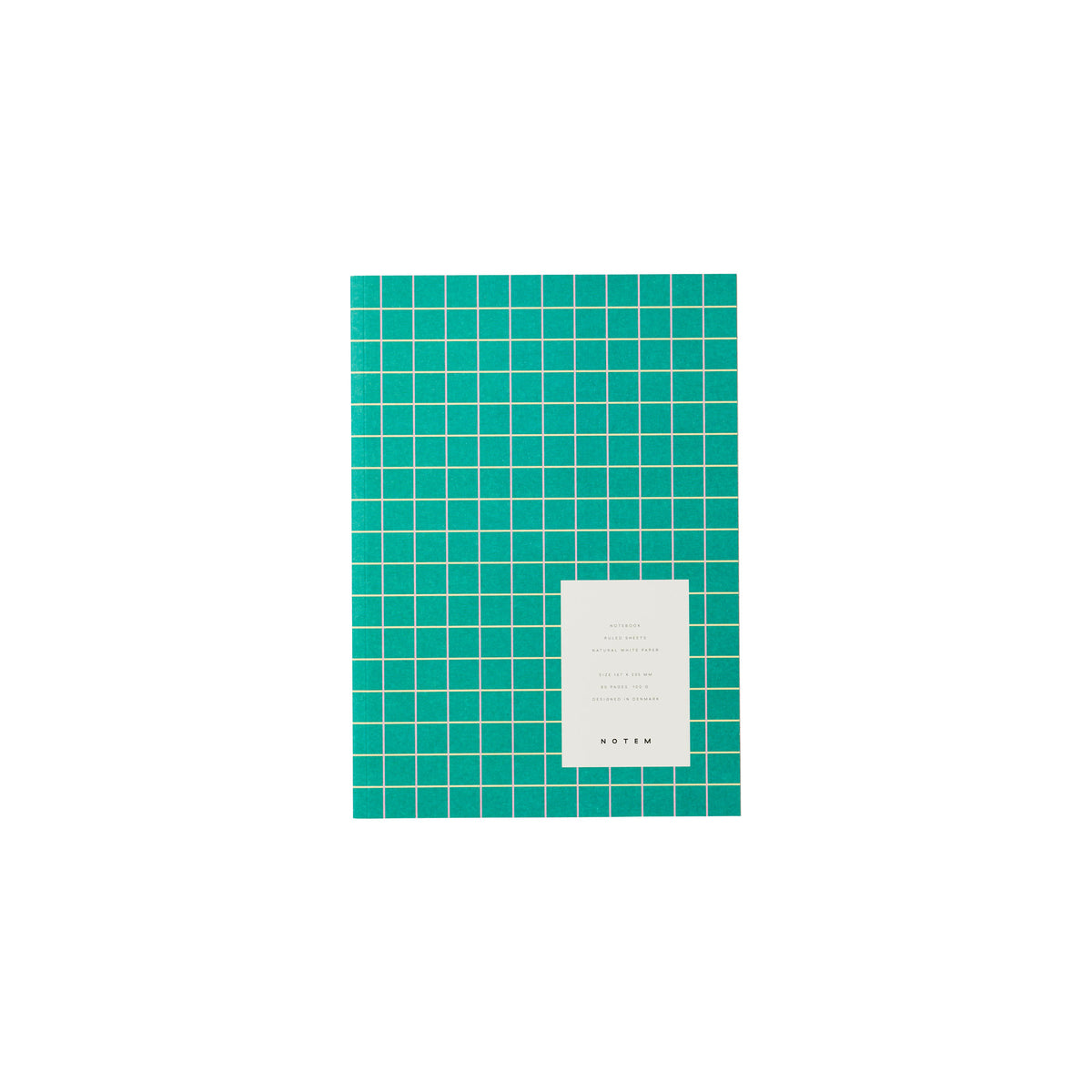 Carnet NOTEM Vita, taille moyenne - Nouvelle grille verte