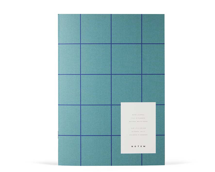 NOTEM Milo Weekly Work Journal - Blue Check