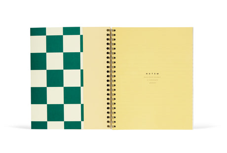 NELA notebook - Medium, Green check