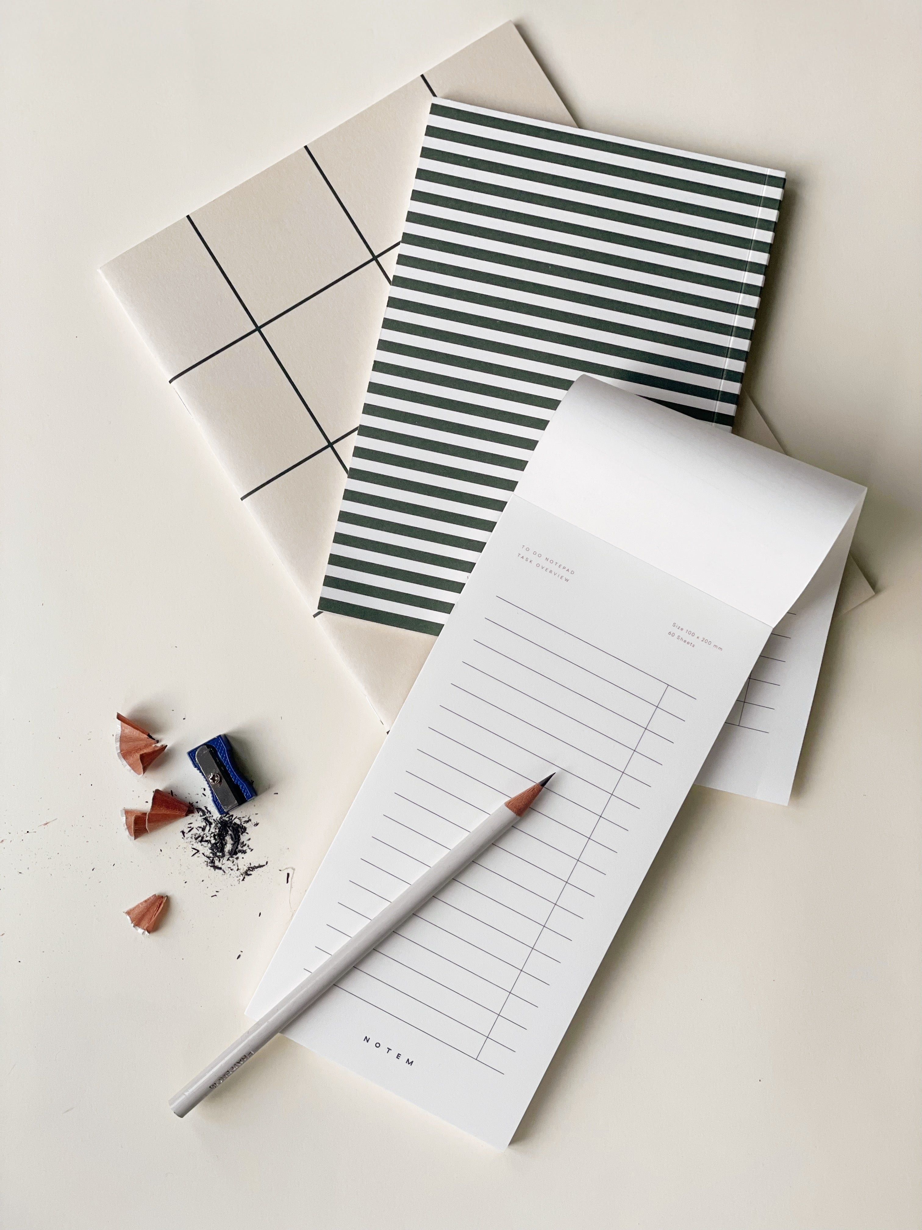 Bloc-notes NOTEM Milo To Do - Blanc et bleu