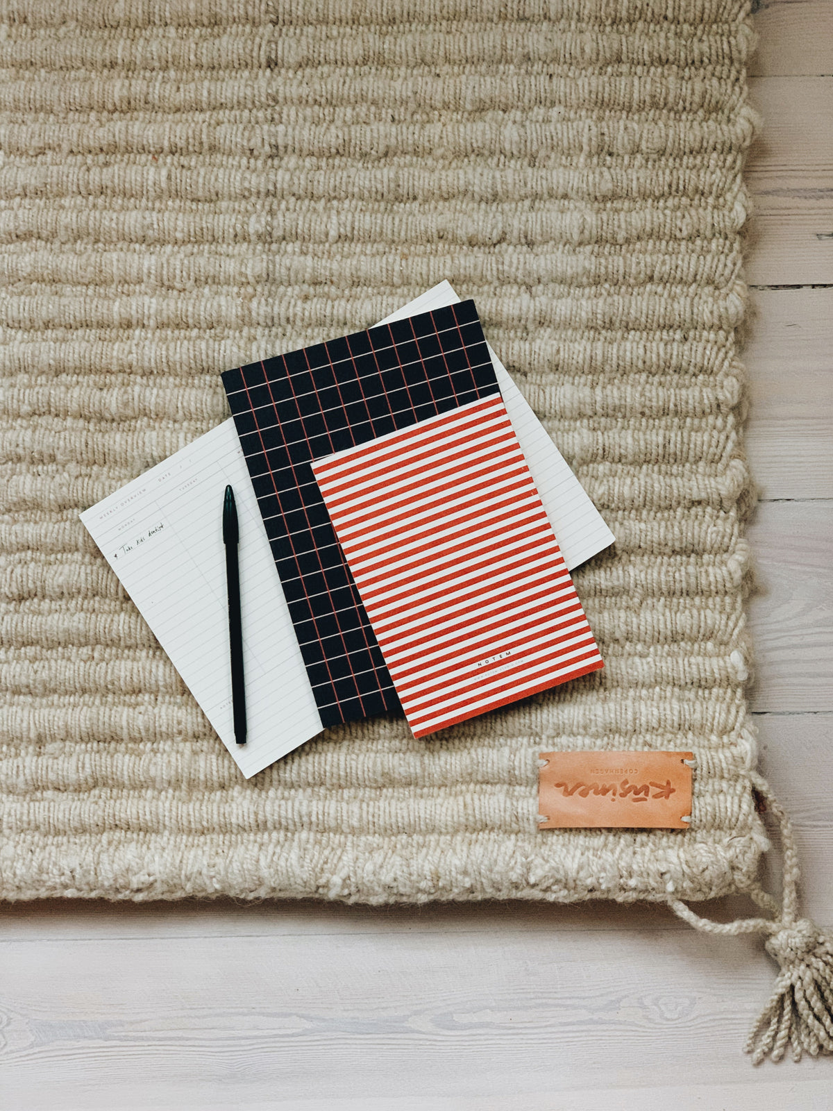Milo Weekly Planner Notepad - White & Blue – view 6