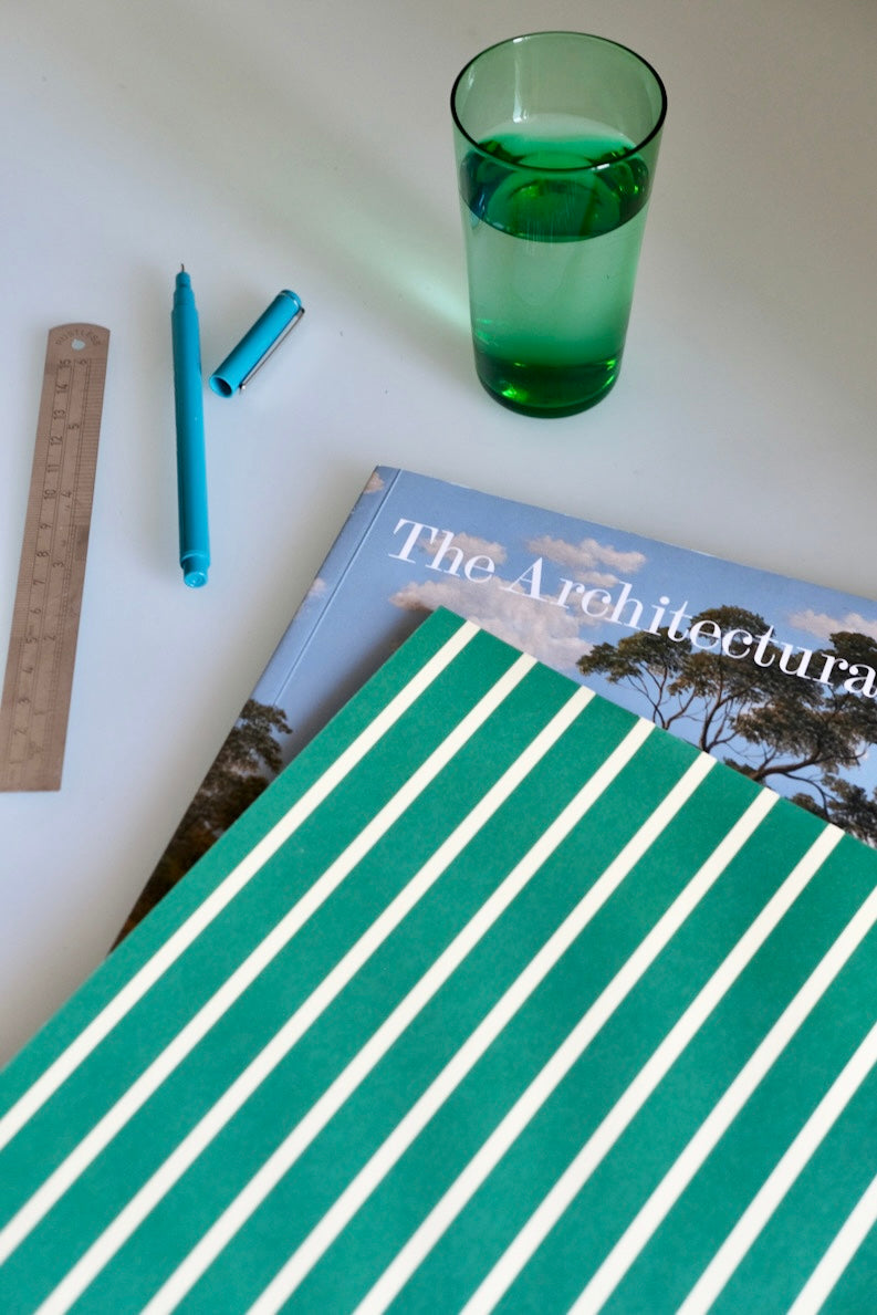 Vita Notebook - Large, Green & Yellow