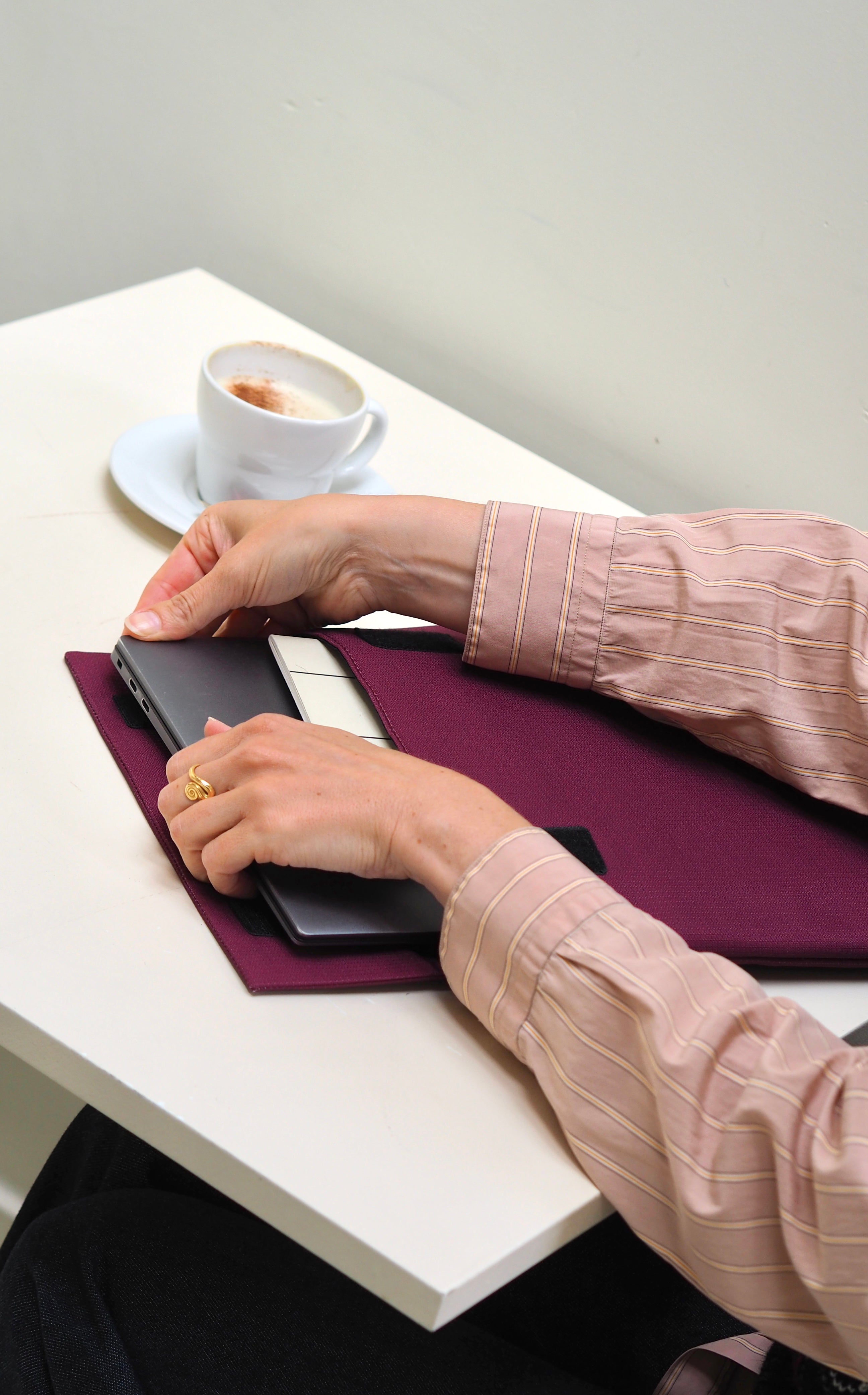Housse pour ordinateur portable MIRA, rouge foncé
